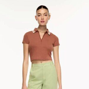 Aritzia Sunday Best Donovan Polo Tshirt